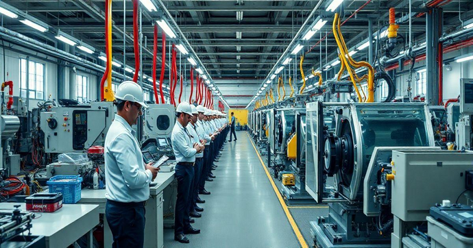 Montagem industrial: estratégias para otimizar processos e aumentar a eficiência