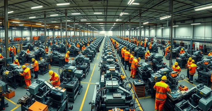 Montagem industrial: guia completo para otimizar processos e aumentar a eficiência