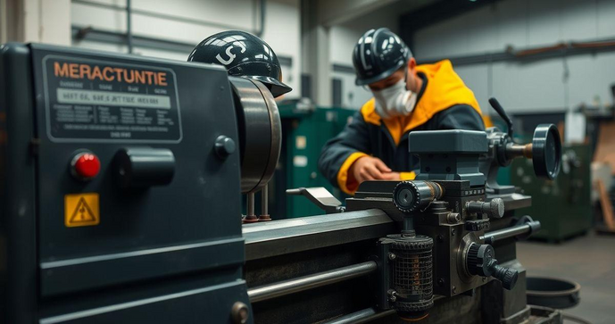 Adequação torno mecânico NR12: requisitos e benefícios