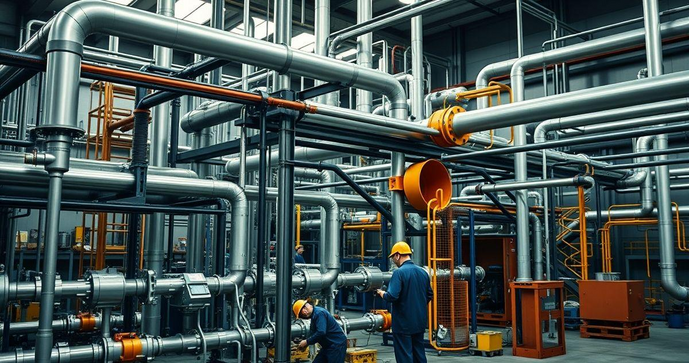 Empresa de montagem de tubulação industrial garante eficiência e segurança em projetos industriais