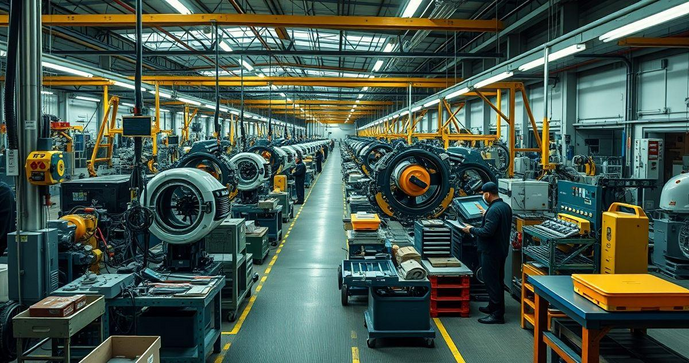 Serviços de montagem industrial que otimizam a eficiência e reduzem custos