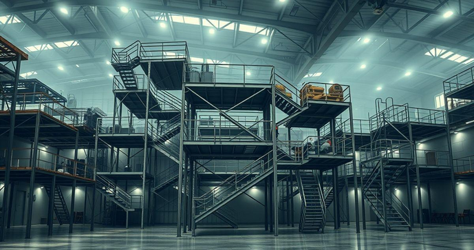 Como escolher mezanino de estrutura metálica para sua obra